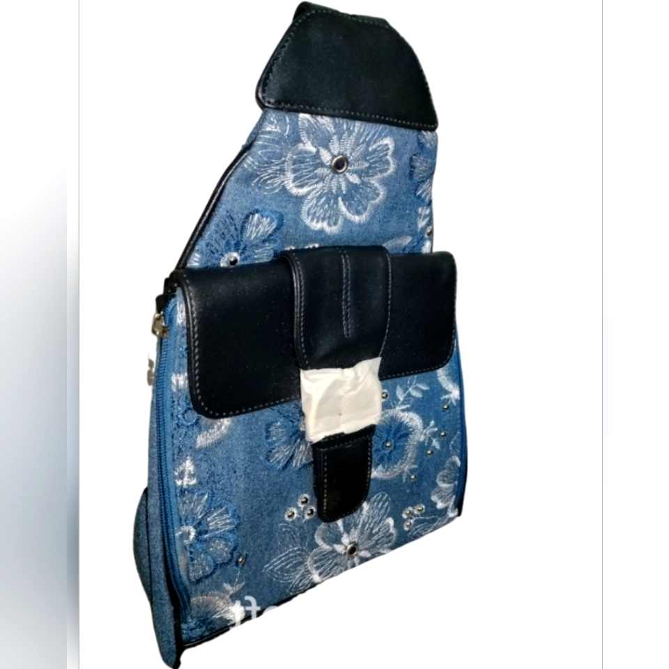 Denim Backpack